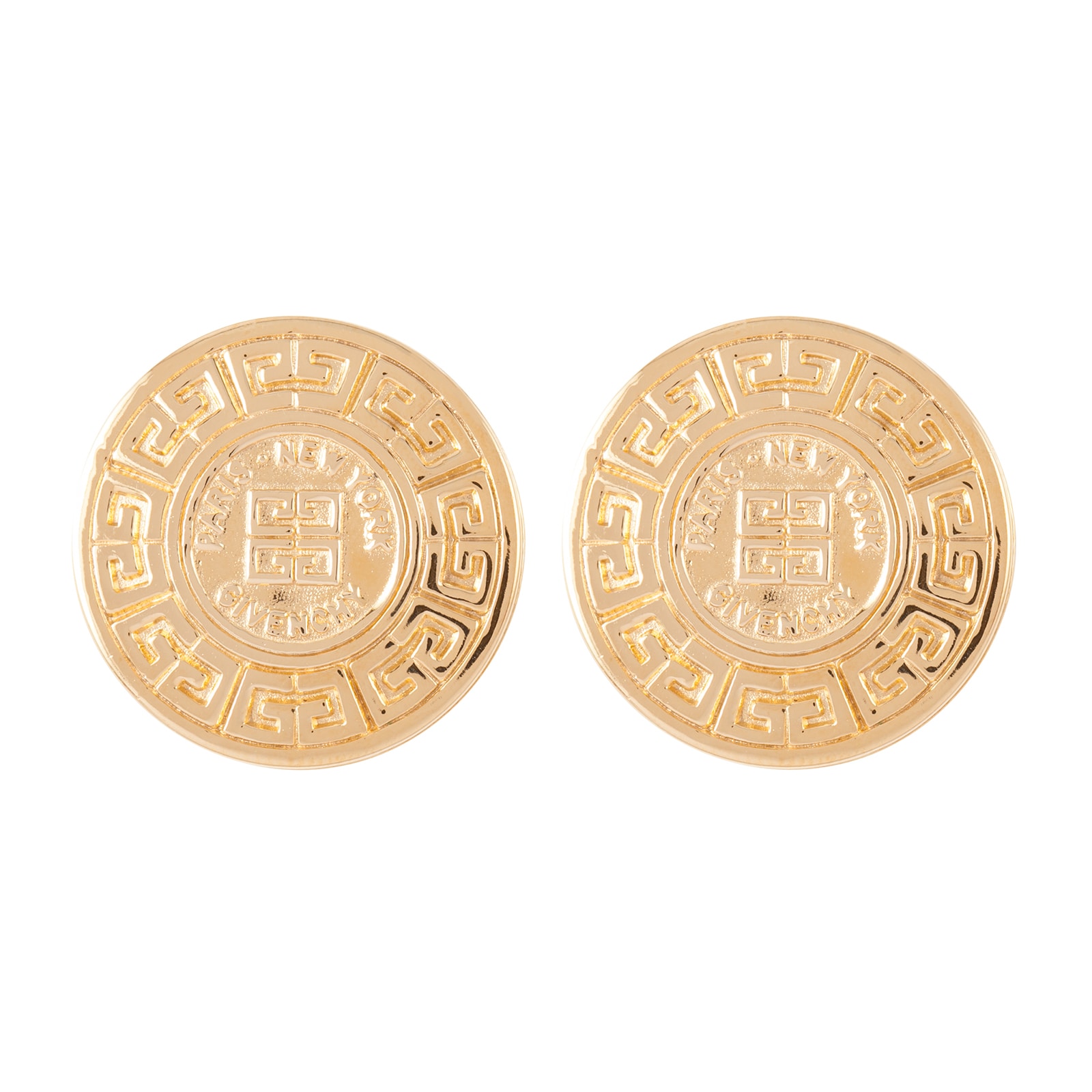 Susan Caplan Exclusive Susan Caplan Vintage Givenchy Logo Clip On Earrings  ER022153 | Mappin and Webb