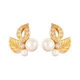 Susan Caplan Exclusive Vintage Faux Pearl Dior Earrings