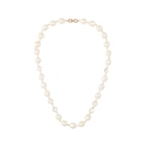 SusanCaplan Vintage Yellow Gold Plated Givenchy Fresh Water Pearl & Crystal Necklace