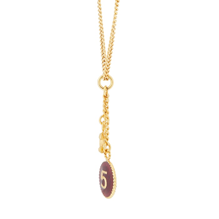 Susan Caplan Exclusive Vintage Chanel Gold Plated No5 CC Charm Pendant From Susan Caplan