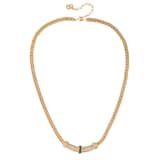 Susan Caplan Exclusive Susan Caplan Vintage Dior Gold Plated Weave Chain Crystal Necklace