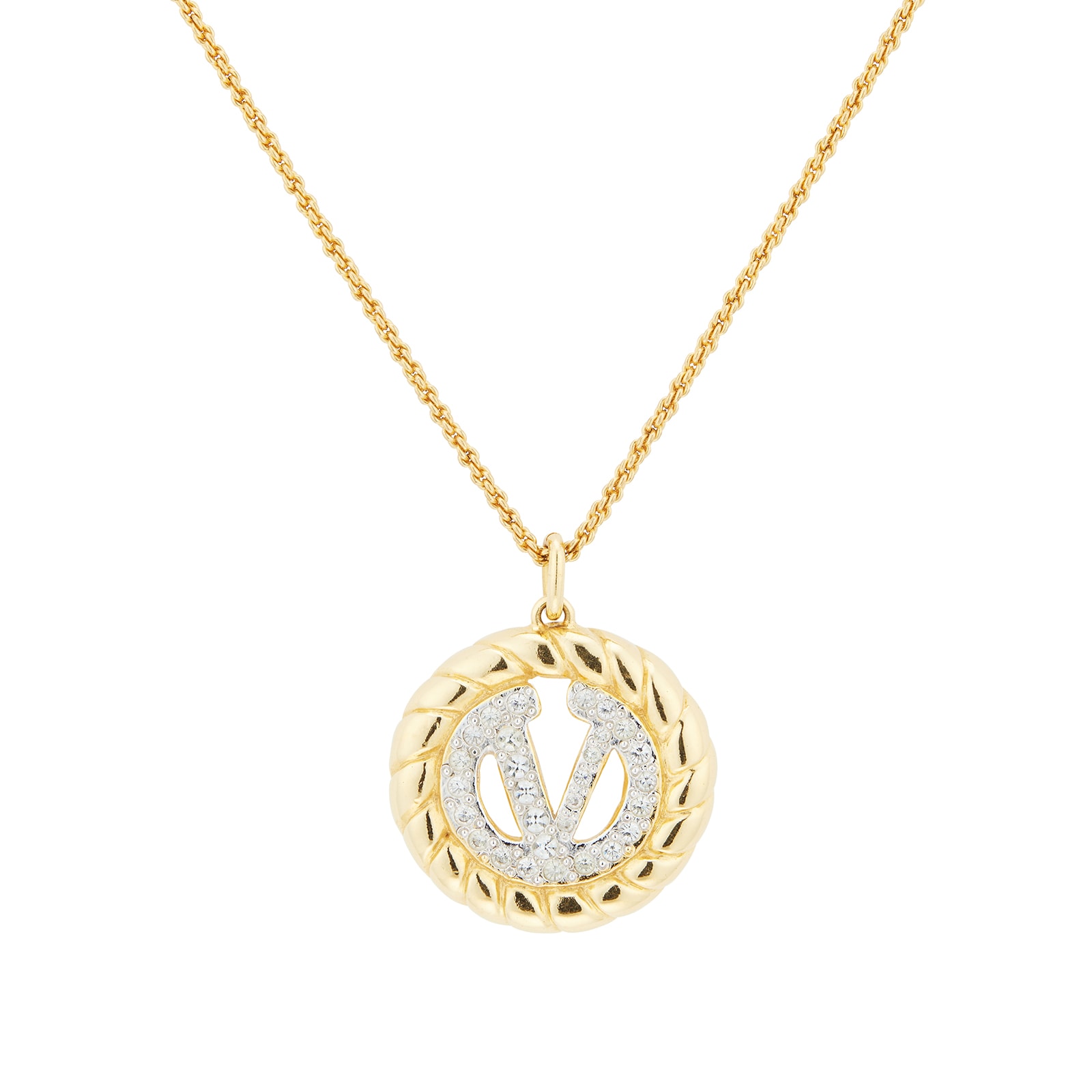 VALENTINO GARAVANI Gold-Tone Swarovski® Crystal Pearl Necklace for Men | MR  PORTER