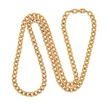 Susan Caplan Exclusive Susan Caplan Vintage Gold Plated Givenchy Curb Chain Necklace