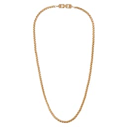 37770311 - Exclusive Vintage Yellow Gold Plated Givenchy Chain Necklace