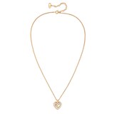 Susan Caplan Exclusive Vintage Yellow Gold Plated Dior Heart Crystal Pendant
