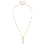 Susan Caplan Exclusive Vintage Yellow Gold Plated Dior Faux Pearl Necklace