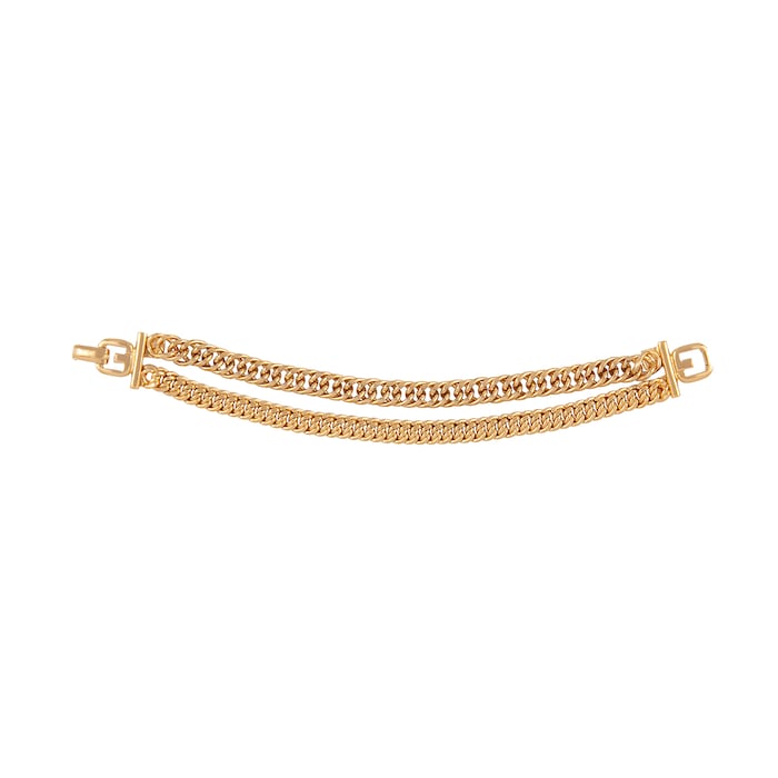 Susan Caplan Vintage Yellow Gold Plated Givenchy Link Chain Bracelet
