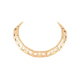 Susan Caplan Vintage Givenchy Yellow Gold Plated Collar Necklace