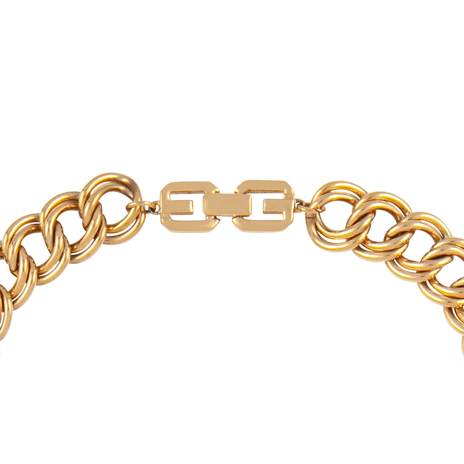 Susan Caplan Vintage Givenchy Yellow Gold Plated Chain Necklace