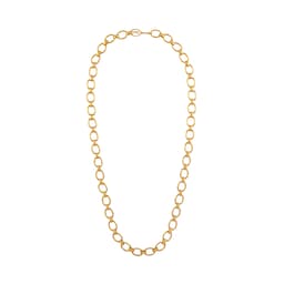 37770343 - Vintage YSL Yellow Gold Plated Chain Necklace