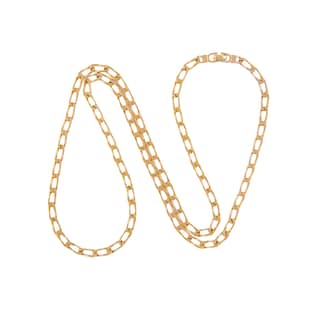 Susan Caplan Vintage Dior Yellow Gold Plated Chain Necklace