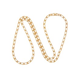 37770347 - Vintage Dior Yellow Gold Plated Chain Necklace