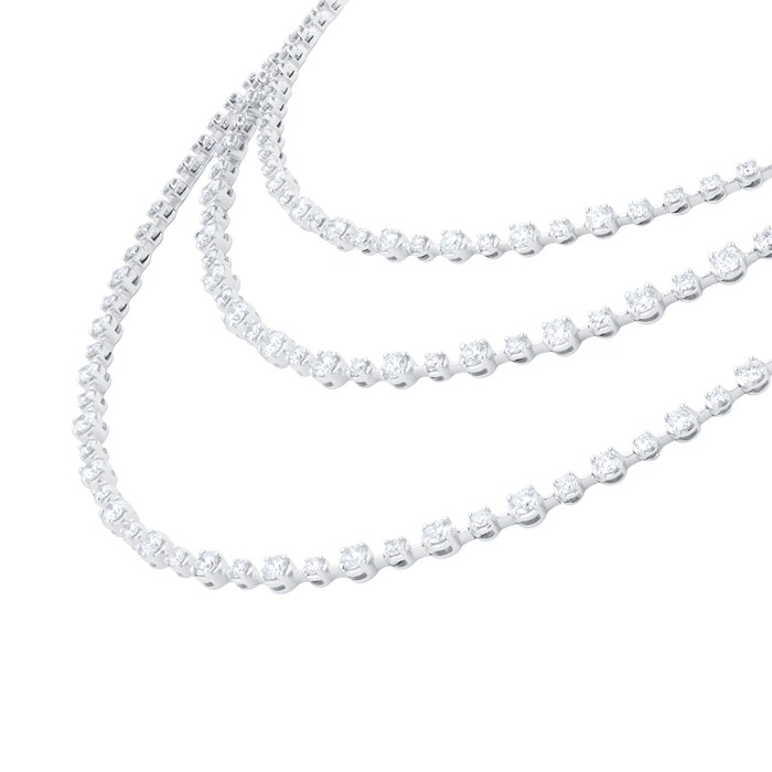 Mappin & Webb 18ct White Gold 5.66ct Starry Night Necklace