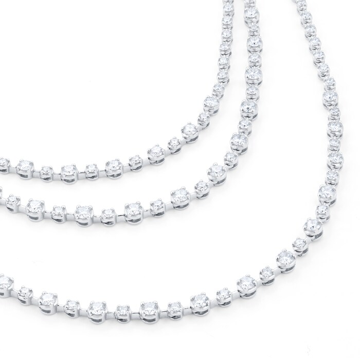 Mappin & Webb 18ct White Gold 5.66ct Starry Night Necklace