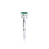 Mappin & Webb Belvedere Emerald Cut 0.60ct Emerald And Platinum Ring