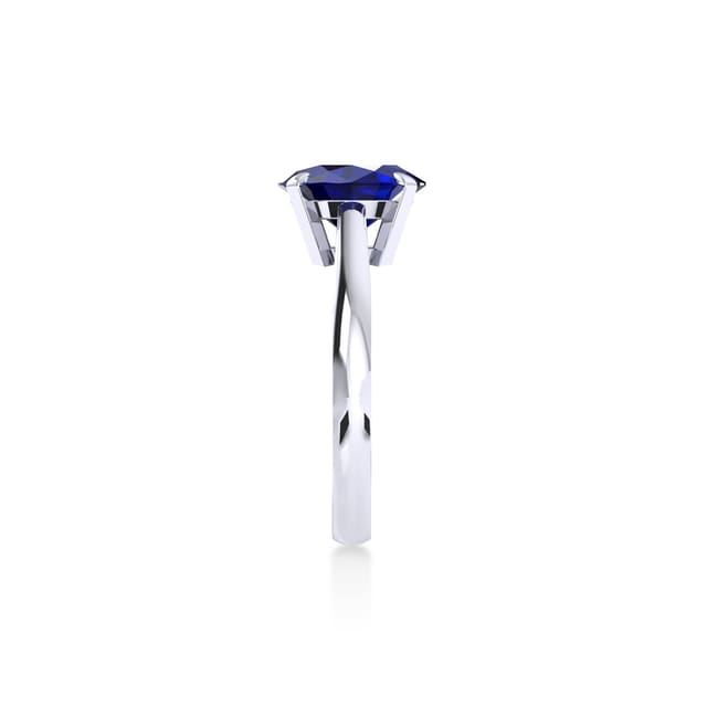 Mappin & Webb Belvedere Platinum Oval Cut 6x4mm Sapphire Ring