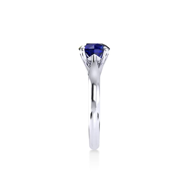 Mappin & Webb Ena Harkness Platinum And 4mm Sapphire Ring