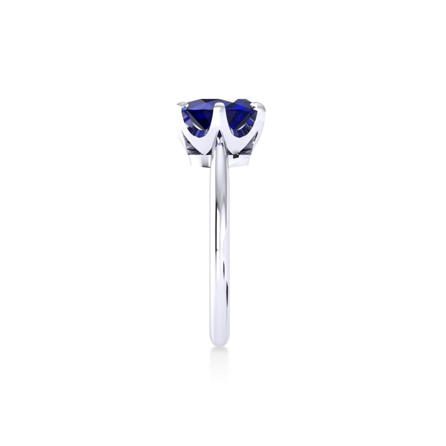 Mappin & Webb Hermione Platinum And 9x7mm Sapphire Ring