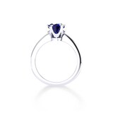 Mappin & Webb Hermione Platinum And 9x7mm Sapphire Ring