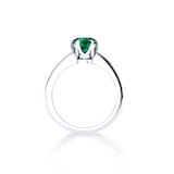 Mappin & Webb Hermione Platinum And 5mm Emerald Ring