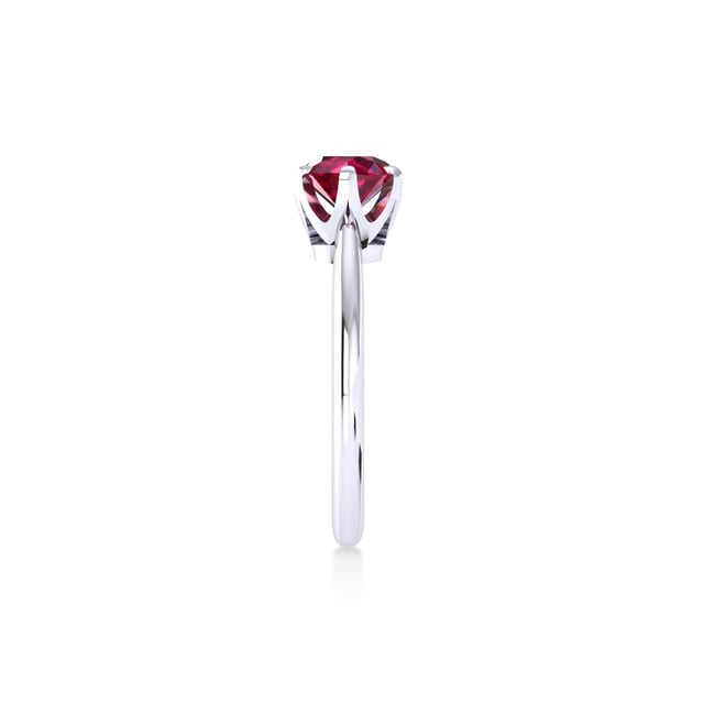 Mappin & Webb Hermione Platinum And 5mm Ruby Ring