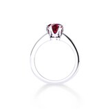 Mappin & Webb Hermione Platinum And 4mm Ruby Ring