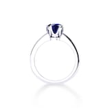 Mappin & Webb Hermione Platinum And 4mm Sapphire Ring