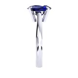 Mappin & Webb Belvedere 18ct White Gold Oval Cut 9x7mm Sapphire Ring