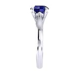 Mappin & Webb Ena Harkness 18ct White Gold And 6mm Sapphire Ring