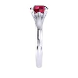 Mappin & Webb Ena Harkness 18ct White Gold And 4mm Ruby Ring