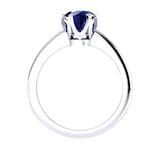 Mappin & Webb Hermione 18ct White Gold And 6mm Sapphire Ring