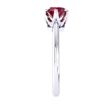 Mappin & Webb Hermione 18ct White Gold And 4mm Ruby Ring