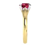 Mappin & Webb Ena Harkness 18ct Yellow Gold And 5mm Ruby Ring