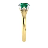 Mappin & Webb Ena Harkness 18ct Yellow Gold And 4mm Emerald Ring