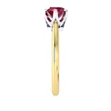 Mappin & Webb Hermione 18ct Yellow Gold And 6mm Ruby Ring