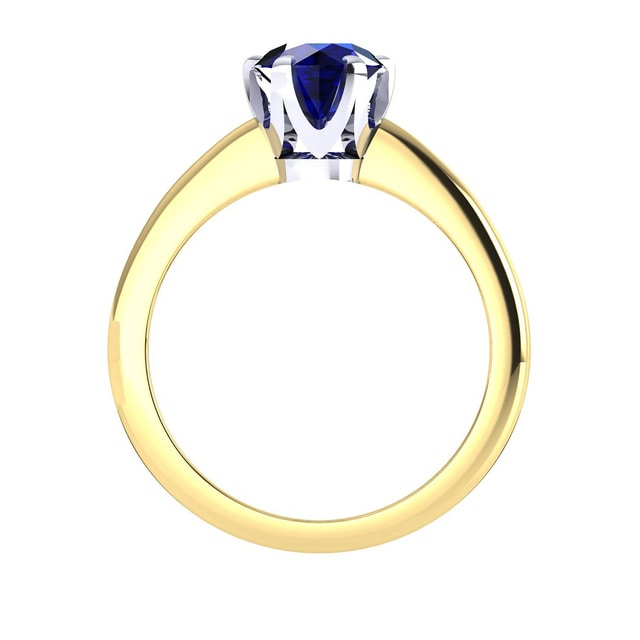 Mappin & Webb Hermione 18ct Yellow Gold And 6mm Sapphire Ring