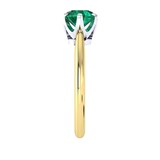 Mappin & Webb Hermione 18ct Yellow Gold And 5mm Emerald Ring