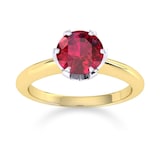 Mappin & Webb Hermione 18ct Yellow Gold And 5mm Ruby Ring