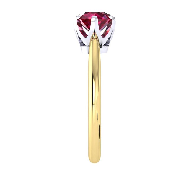 Mappin & Webb Hermione 18ct Yellow Gold And 5mm Ruby Ring