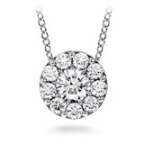 Hearts On Fire 18K White Gold Fulfillment 0.46cttw Diamond Pendant Necklace, 8mm