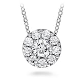 Hearts On Fire 18K White Gold Fulfillment 1.45cttw Diamond Pendant Necklace, 11mm