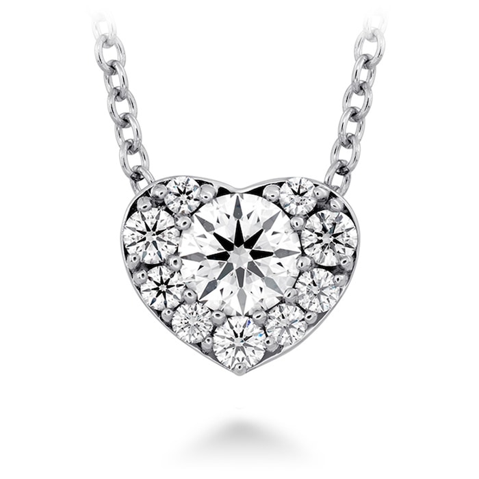 Hearts On Fire 18K White Gold Fulfillment 0.38cttw Diamond Heart Pendant