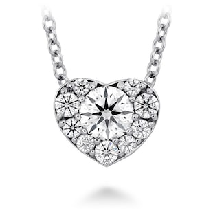 Hearts On Fire 18K White Gold Fulfillment 0.38cttw Diamond Heart Pendant