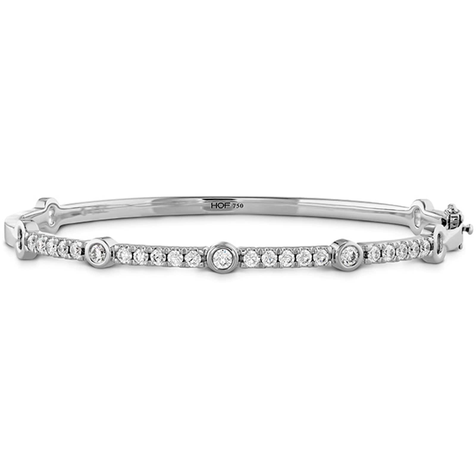 Hearts On Fire 18K White Gold Copley 1.05cttw Diamond Bangle Hearts On Fire 18K White Gold Copley 1.05cttw Diamond Bangle