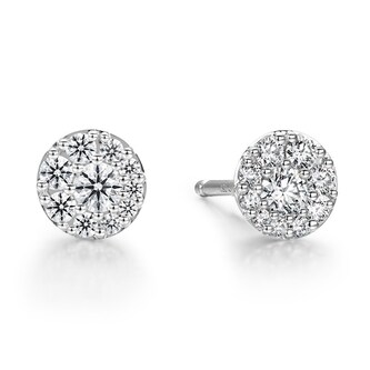 Hearts On Fire 18K White Gold Tessa 0.32cttw Diamond Circle Earrings Hearts On Fire 18K White Gold Tessa 0.32cttw Diamond Circle Earrings