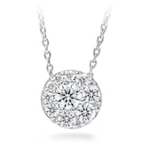 Hearts On Fire 18K White Gold Tessa 0.97cttw Diamond Circle Pendant