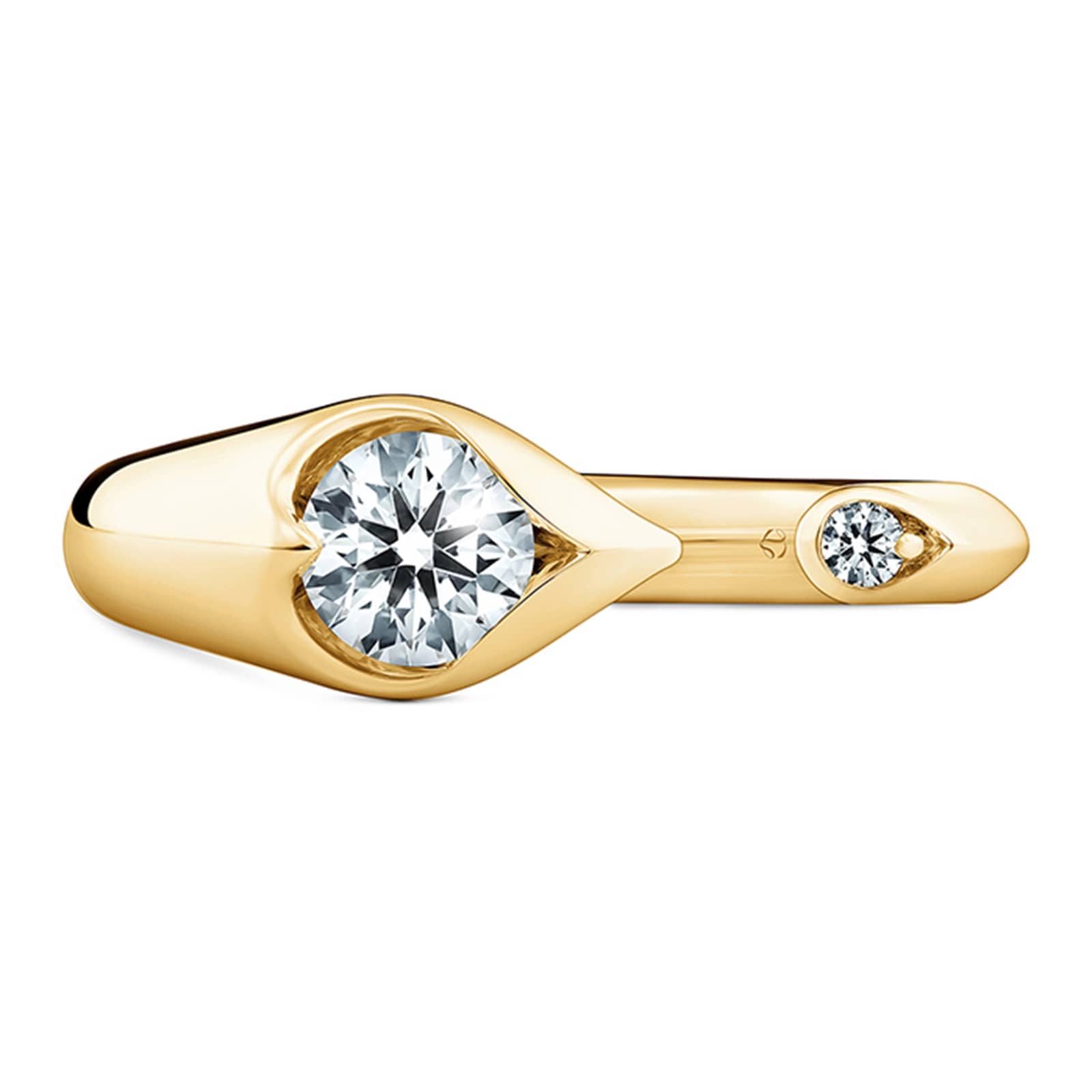 Hearts On Fire 18K Yellow Gold LU 0.50cttw Diamond Open Droplet Ring Hearts On Fire 18K Yellow Gold LU 0.50cttw Diamond Open Droplet Ring