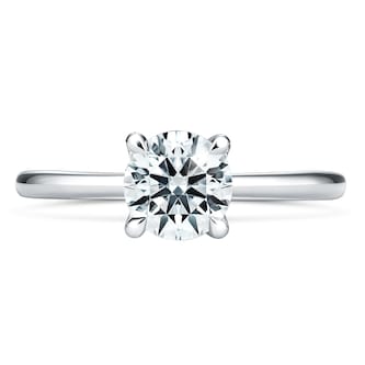 Hearts On Fire 18K White Gold Vela 0.50cttw Diamond Solitaire Ring - Size 6.5 Hearts On Fire 18K White Gold Vela 0.50cttw Diamond Solitaire Ring - Size 6.5