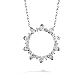 Hearts On Fire 18K White Gold Aerial Eclipse 1.70cttw Diamond Large Pendant Hearts On Fire 18K White Gold Aerial Eclipse 1.70cttw Diamond Large Pendant