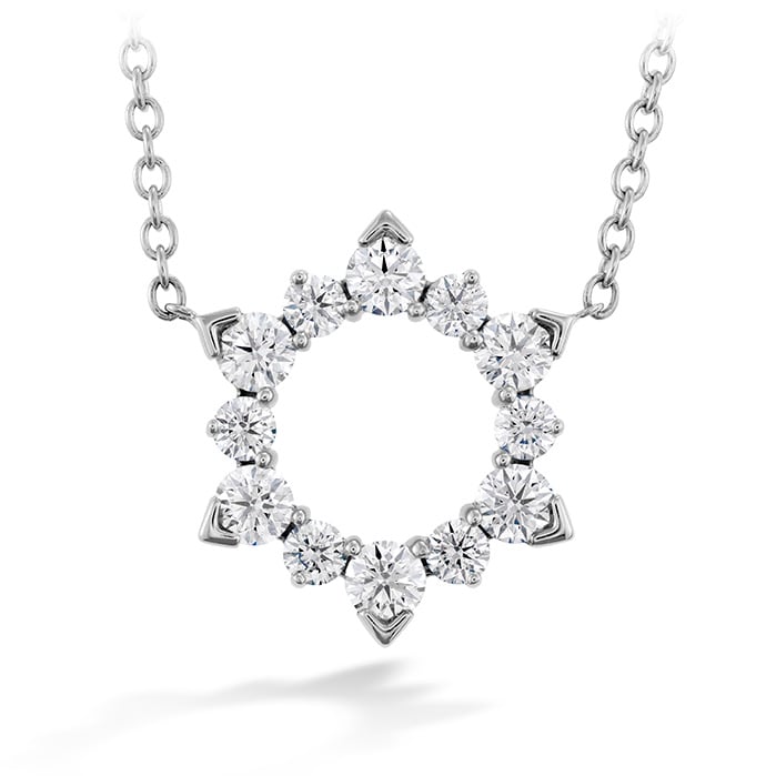 Hearts On Fire 18K White Gold Aerial Eclipse 0.45cttw Diamond Pendant Hearts On Fire 18K White Gold Aerial Eclipse 0.45cttw Diamond Pendant